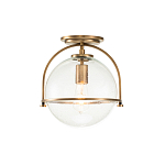 Потолочный светильник с прозрачным стеклянным шаром с эффектом пузырьков Hinkley варинант исполнения - 13 | Loft Concept в Волгограде