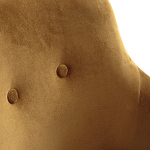 Кресло велюровое золотистого цвета Diaspro Gold  Armchair варинант исполнения - 4 | Loft Concept в Волгограде