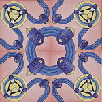 Плитка дизайнерская с узором Дива варинант исполнения - 1 | Loft Concept в Волгограде