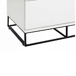 Комод белый с 3-мя ящиками Strict Lines  варинант исполнения - 4 | Loft Concept в Волгограде