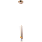 Подвесной светильник Metal Acrylic Tube Gold Hanging Lamp варинант исполнения - 2 | Loft Concept в Волгограде