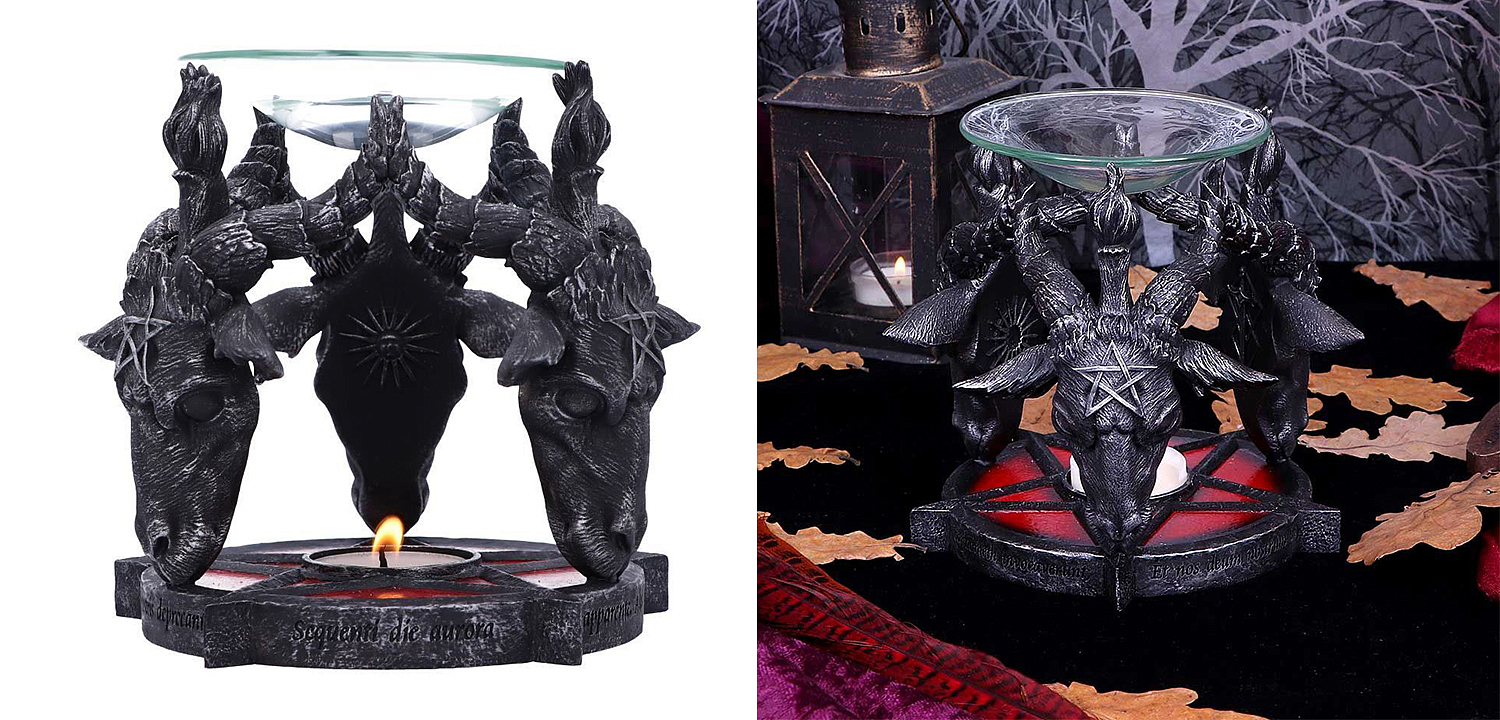 Подсвечник с чашей Baphomet Head Подсвечник с чашей Baphomet Head - Loft-Concept в Волгограде