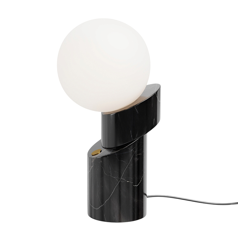 Настольный светильник Divario 3000К 3Вт Черный Белый в Волгограде | Loft Concept 