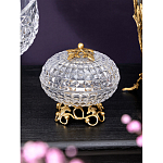 Конфетница из прозрачного рельефного стекла Eden Garden варинант исполнения - 10 | Loft Concept в Волгограде