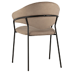 Коричневый стул с обивкой из искусственной замши Alexis варинант исполнения - 5 | Loft Concept в Волгограде