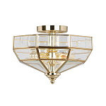 Потолочный светильник шестигранной формы с прозрачными стеклянным плафоном Elstead Lighting варинант исполнения - 9 | Loft Concept в Волгограде
