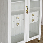 Дизайнерский шкаф витрина Elsa Dreams White с 4-мя ящиками варинант исполнения - 4 | Loft Concept в Волгограде