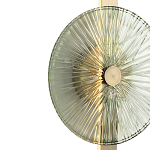 Бра с круглым стеклянным плафоном Gingham варинант исполнения - 9 | Loft Concept в Волгограде