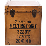 Сундук кожаный в винтажном стиле Brown Leather Chest варинант исполнения - 3 | Loft Concept в Волгограде