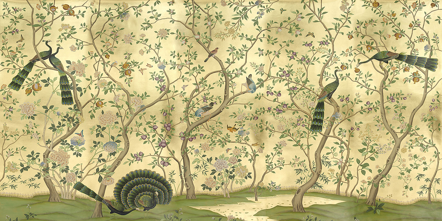 Обои ручная роспись St Laurent Deep Rich Gold - Loft-Concept в Волгограде