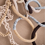 Круглое Дизайнерское Панно Дюна Round Panel Dune варинант исполнения - 5 | Loft Concept в Волгограде