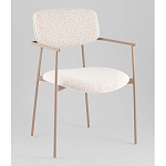 Стул Doe с подклокотниками молочный варинант исполнения - 1 | Loft Concept в Волгограде