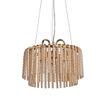 Люстра с подвесными рифлеными стеклянными трубками Nembus варинант исполнения - 1 | Loft Concept в Волгограде