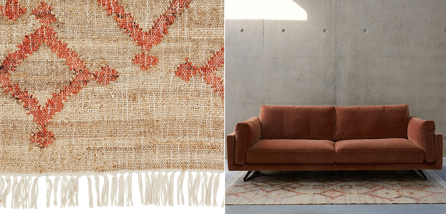 Ковер Ornament Carpet джут и хлопок Ковер Ornament Carpet джут и хлопок - Loft-Concept в Волгограде