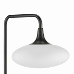 Торшер с белым стеклянным плафоном в форме эллипса Kernel варинант исполнения - 2 | Loft Concept в Волгограде