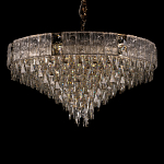 Люстра с каскадом из прозрачного хрусталя Constant Sparks варинант исполнения - 11 | Loft Concept в Волгограде