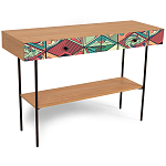 Консоль с принтом на ящиках Elise Console Table варинант исполнения - 11 | Loft Concept в Волгограде
