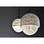 Подвесной светильник светодиодный с плафоном сферической формы Stone Helios варинант исполнения - 3 | Loft Concept в Волгограде