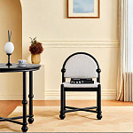 Дизайнерский стул деревянный с полукруглой спинкой Highquality варинант исполнения - 3 | Loft Concept в Волгограде