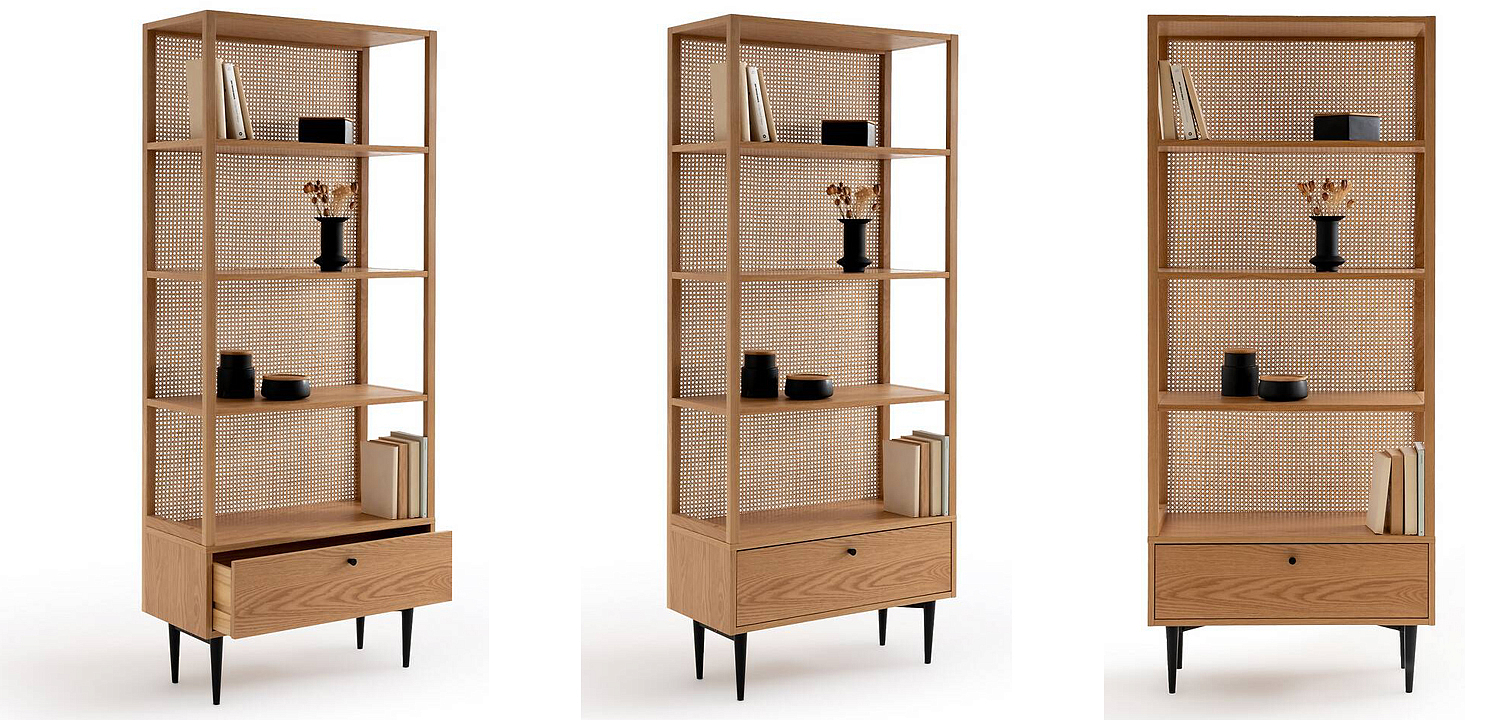 Стеллаж Agnar Wicker Rack Стеллаж Agnar Wicker Rack - Loft-Concept в Волгограде