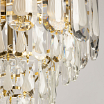 Люстра многоярусная с овальными прозрачными подвесками 36 см Harmonica варинант исполнения - 4 | Loft Concept в Волгограде