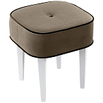 Квадратный мягкий пуф на белых ножках Winton Pouf Square варинант исполнения - 3 | Loft Concept в Волгограде