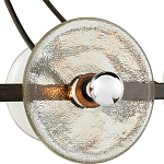 Люстра круглая с литыми стеклянными дисками Olympe Glass Chandelier варинант исполнения - 2 | Loft Concept в Волгограде