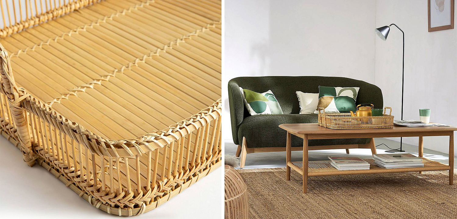 Поднос Wicker Bamboo Rattan Поднос Wicker Bamboo Rattan - Loft-Concept в Волгограде