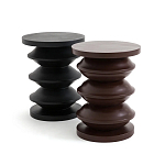 Фигурный приставной столик бордового цвета  AMORPHOUS варинант исполнения - 2 | Loft Concept в Волгограде