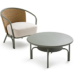 Садовое кресло с каркасом из стали Kenneth Chair варинант исполнения - 8 | Loft Concept в Волгограде