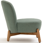 Кресло на деревянных ножках Olguin Green Chair варинант исполнения - 3 | Loft Concept в Волгограде
