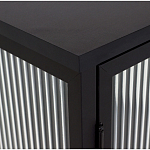 Сервант двухдверный с рифленым стеклом The Keeper варинант исполнения - 3 | Loft Concept в Волгограде