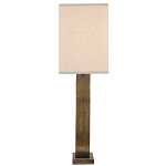 Настольная лампа с корпусом в форме кольца и прямоугольным абажуром French Ring варинант исполнения - 4 | Loft Concept в Волгограде