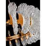 Люстра круглая с фактурными элементами в виде ракушек Inspired Sea варинант исполнения - 3 | Loft Concept в Волгограде