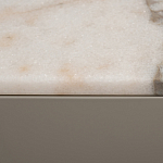 Тумба под телевизор серая с мраморной столешницей Uniqueness Marble варинант исполнения - 6 | Loft Concept в Волгограде