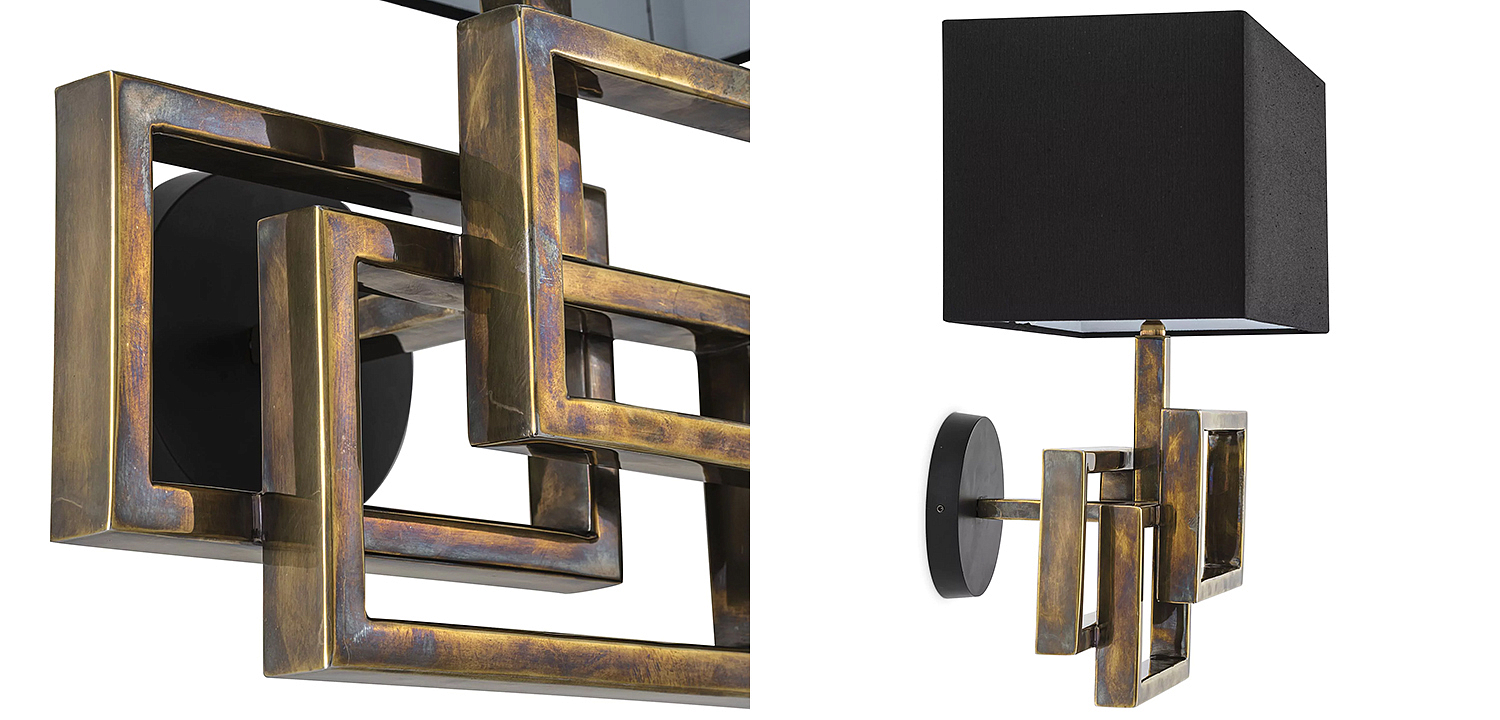 Бра Eichholtz Wall Lamp Windolf Vintage Brass Бра Eichholtz Wall Lamp Windolf Vintage Brass - Loft-Concept в Волгограде