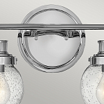 Бра для ванных комнат с прозрачным шарообразным плафоном из стекла с пузырьками на круглом основании Hinkley варинант исполнения - 17 | Loft Concept в Волгограде