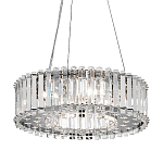 Люстра подвесная круглая с множеством вертикальных прямоугольных кристаллов Kichler варинант исполнения - 1 | Loft Concept в Волгограде