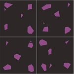 Плитка с узором Осколки варинант исполнения - 3 | Loft Concept в Волгограде