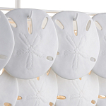 Люстра овальной формы с белыми подвесными элементами White Natural Lines варинант исполнения - 2 | Loft Concept в Волгограде