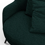 Мебельная ткань Шенилл темно-зеленый цвет 138 см T4-36 варинант исполнения - 12 | Loft Concept в Волгограде