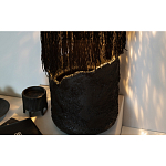 Напольная лампа черная с текстильными элементами "ЯРВИ" варинант исполнения - 7 | Loft Concept в Волгограде