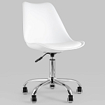 Офисный стул на металлическом основании EGGERY White пластик варинант исполнения - 2 | Loft Concept в Волгограде