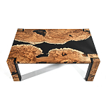 Кофейный Стол River in Autumn Elm Resin Coffee Table варинант исполнения - 2 | Loft Concept в Волгограде