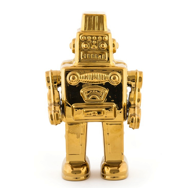 Аксессуар Seletti My Robot Gold Золотой Аксессуар Seletti My Robot Gold Золотой в Волгограде | Loft Concept