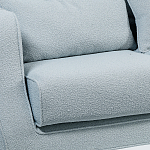 Диван Seldon с мягкими подушками голубое букле варинант исполнения - 5 | Loft Concept в Волгограде