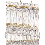 Люстра подвесная круглая из прозрачного хрусталя с золотым корпусом Selfsufficient варинант исполнения - 8 | Loft Concept в Волгограде