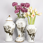 Декоративная ваза с крышкой Flowers in Pots варинант исполнения - 4 | Loft Concept в Волгограде