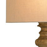 Бра светодиодное с тканевым абажуром на фигурном основании Undercut варинант исполнения - 1 | Loft Concept в Волгограде