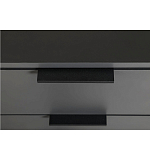 Комод цвета графит с 3-мя ящиками Strict Lines  варинант исполнения - 5 | Loft Concept в Волгограде